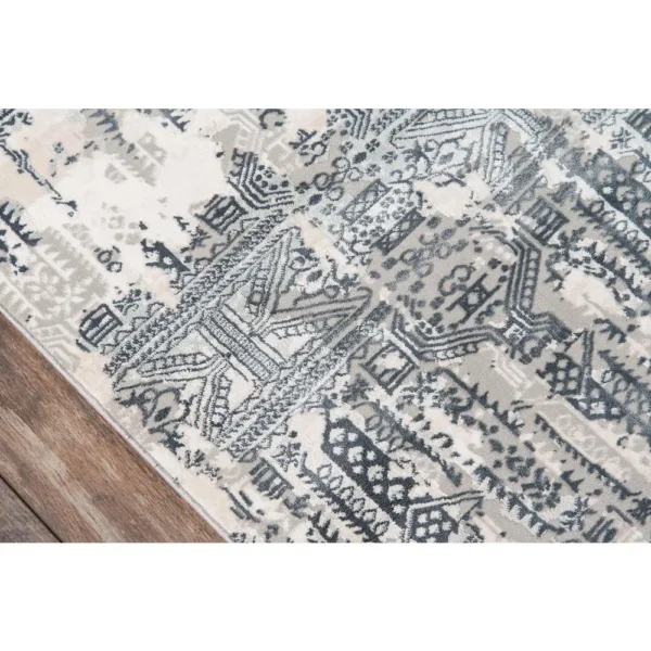 Traditional Rectangle Area Rug, Grey, 1'10" x 2'10" - Image 3
