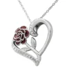 Rosa Dell' Amore Heart Necklace - Image 2