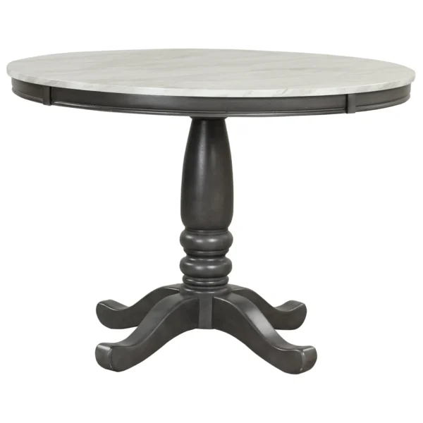 5 Pieces Dining Table and Chairs Set for 4 Persons, Kitchen Room Solid Wood Table with 4 Chairs - Image 25