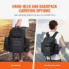 Tactical Backpack 25L Military Backpack with Molle Mode & 3 Compartments,Military Tactical Backpack For Men Molle Daypack 3 Day Bug Out Bag Hiking Rucksack With Bottle Holder - Image 3