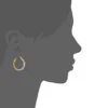 Sandy Beach Hoop Earrings - Image 3