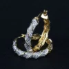 Sandy Beach Hoop Earrings - Image 4