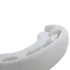 102'' 5-Seater Boucle Sofa Modern Sectional Half Moon Leisure Couch Curved Sofa Teddy Fleece Velet WHITE - Image 5