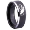 Infinity Black Tungsten Ring for Men - Image 2
