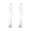 Silver Triangle Earrings