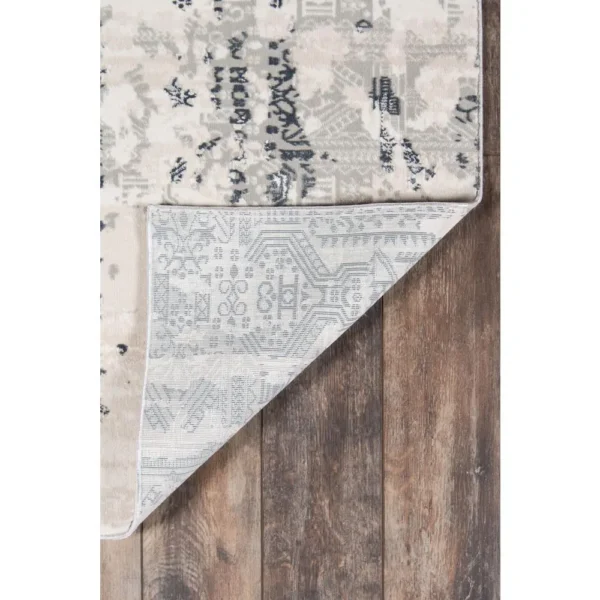 Traditional Rectangle Area Rug, Grey, 1'10" x 2'10" - Image 10