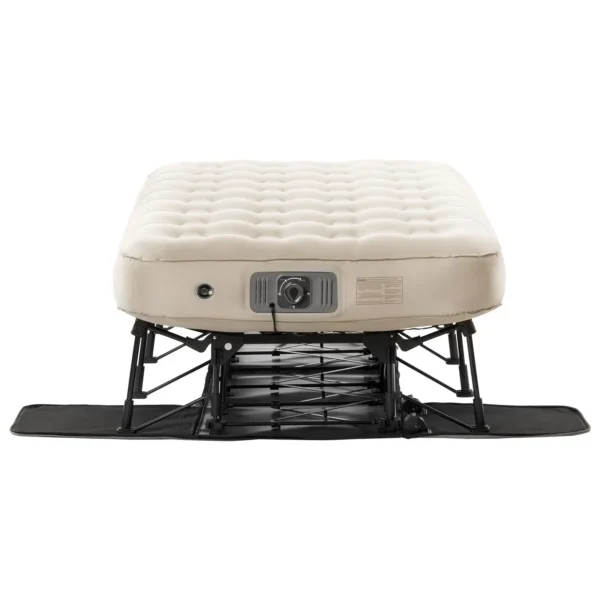 VEVOR Air Mattress with Frame, Inflatable 1 Person Camping Cot with Built-in Pump, Portable Folding Air Beds Supports 300 lbs, Blow Up Anywhere Bed for Guests Camping Travel Indoor & Outdoor Use - Image 9
