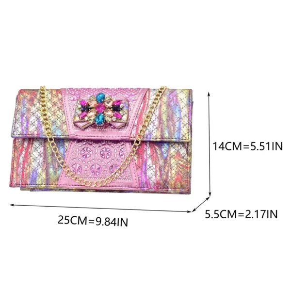 Fashion Italian Shoe and Bag Set Designer Women 2025 African Ladies Shoes and Bags Decorated with Rhinestone Wedding Women Pumps - Image 2