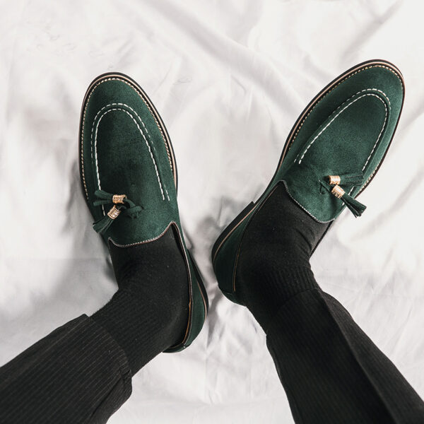 Men's Matte Leather Fashion Shoes - Image 4