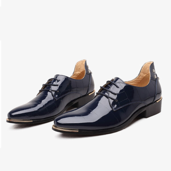 Bright Leather British Business Shoes