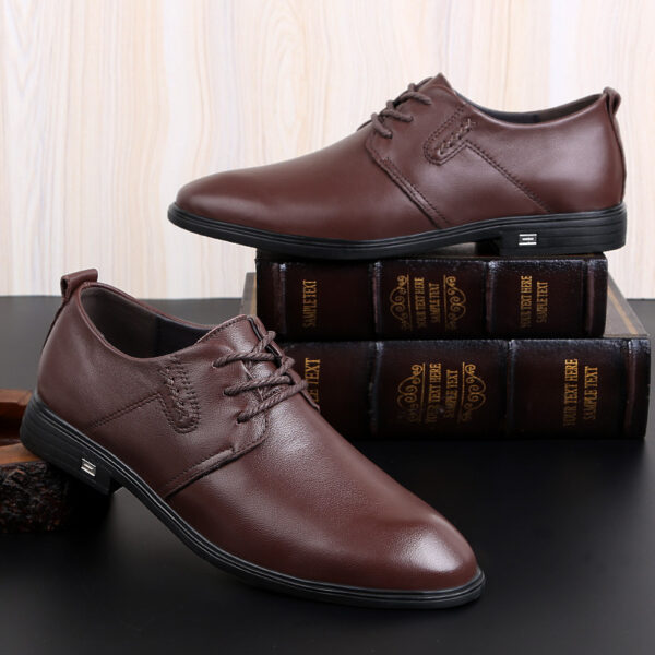 Soft leather soft sole comfortable men's leather shoes - Image 6