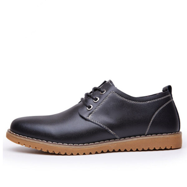 Men's Casual Leather Shoes Genuine Leather Plus Size - Image 2