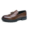 Youth Slip-on Leather Shoes Casual Board Shoes - Image 5