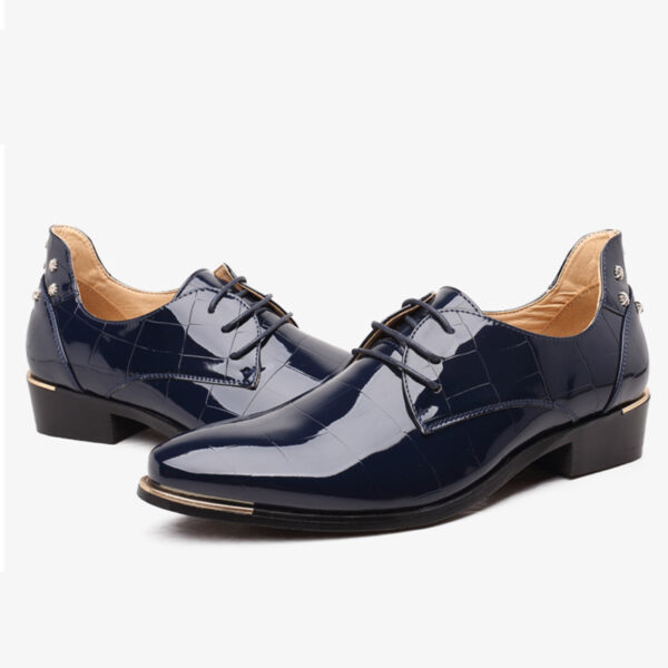 Bright Leather British Business Shoes - Image 5