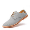 Casual Shoes Nubuck Leather Men's Shoes Single Shoes Suede Large Size - Image 4