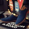 Casual Shoes Nubuck Leather Men's Shoes Single Shoes Suede Large Size - Image 5