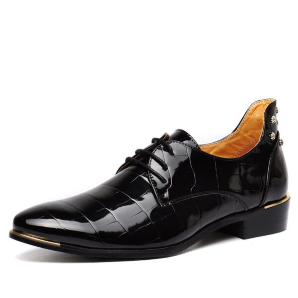 Bright Leather British Business Shoes - Image 4