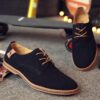 Casual Shoes Nubuck Leather Men's Shoes Single Shoes Suede Large Size - Image 8
