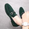 Spring Men's Matte Leather Shoes - Image 2