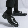 Youth Slip-on Leather Shoes Casual Board Shoes - Image 2