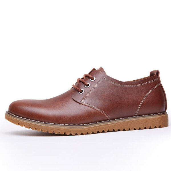 Men's Casual Leather Shoes Genuine Leather Plus Size - Image 3