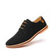 Casual Shoes Nubuck Leather Men's Shoes Single Shoes Suede Large Size - Image 2