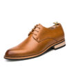 Breathable Casual Men's Leather Shoes - Image 3