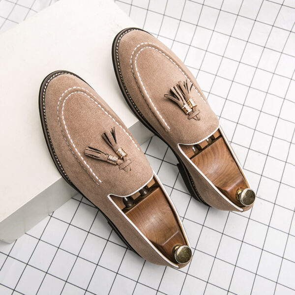 Men's Matte Leather Fashion Shoes - Image 9