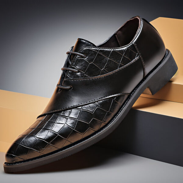 New Casual Shoes Business Formal Men's Leather Shoes - Image 3
