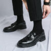 Youth Slip-on Leather Shoes Casual Board Shoes - Image 4