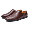 Business Leather Shoes Middle-aged Dad Shoes Breathable Peas Shoes - Image 5