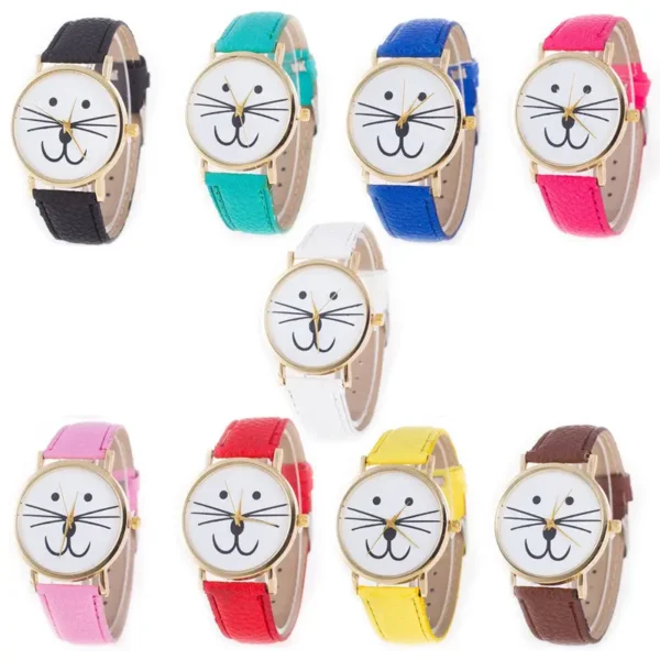 Mr. Whiskers Cat Watches 9 lives And 9 colors - Image 12