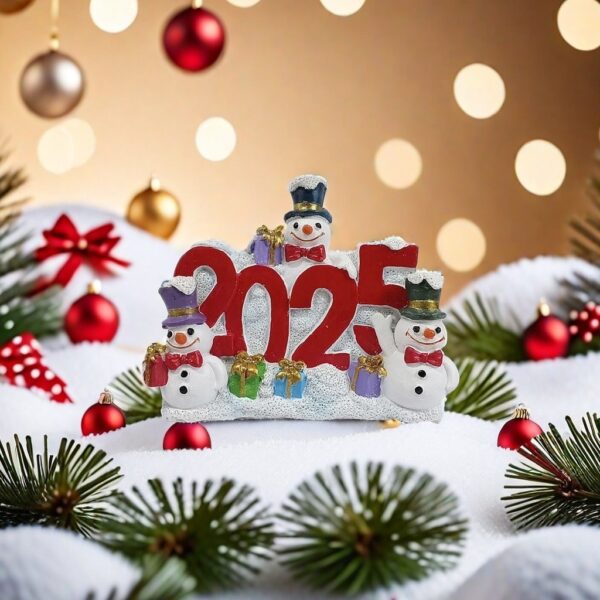 Christmas Christmas Tree Snowman Resin Pendants - Image 2