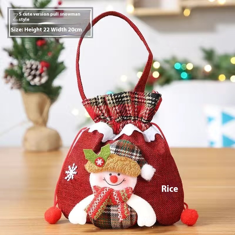 Christmas Children Gift Bag Christmas Eve Candy Bag Christmas Candy Packaging Gift Bag - Image 3