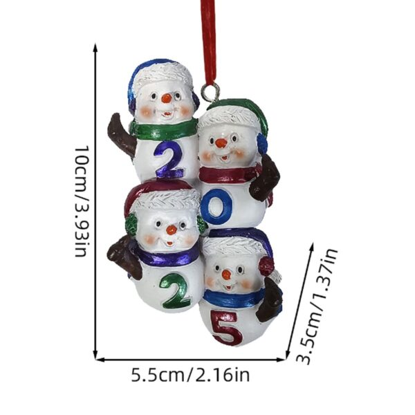 Christmas Christmas Tree Snowman Resin Pendants - Image 3