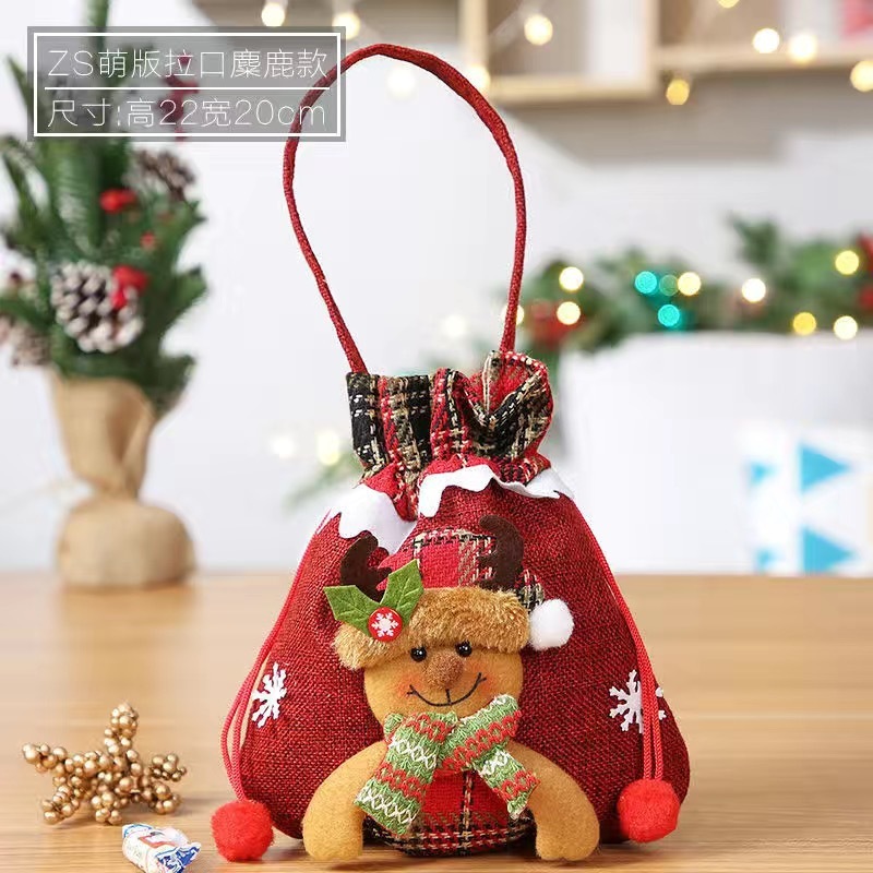 Christmas Children Gift Bag Christmas Eve Candy Bag Christmas Candy Packaging Gift Bag - Image 7