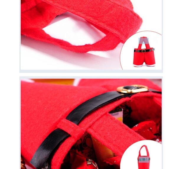 Christmas hot sale red christmas bag christmas wedding candy bag - Image 3