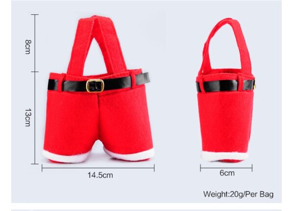 Christmas hot sale red christmas bag christmas wedding candy bag - Image 4
