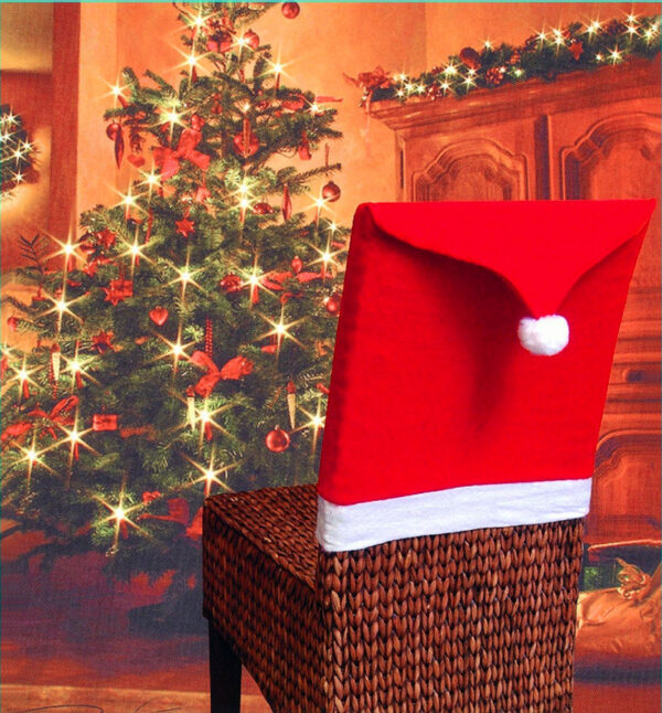 High quality Christmas Chairs Set Christmas goods table decorated Christmas hat in large quantities - Image 5