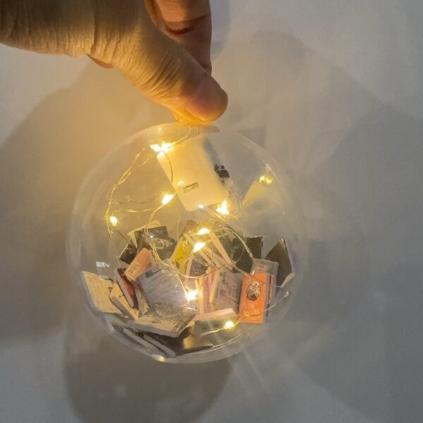 Christmas Decorations Christmas Ball Pendants Full Of Books - Image 6