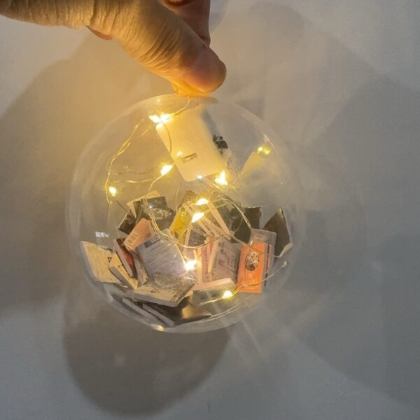 Christmas Decorations Christmas Ball Pendants Full Of Books - Image 3