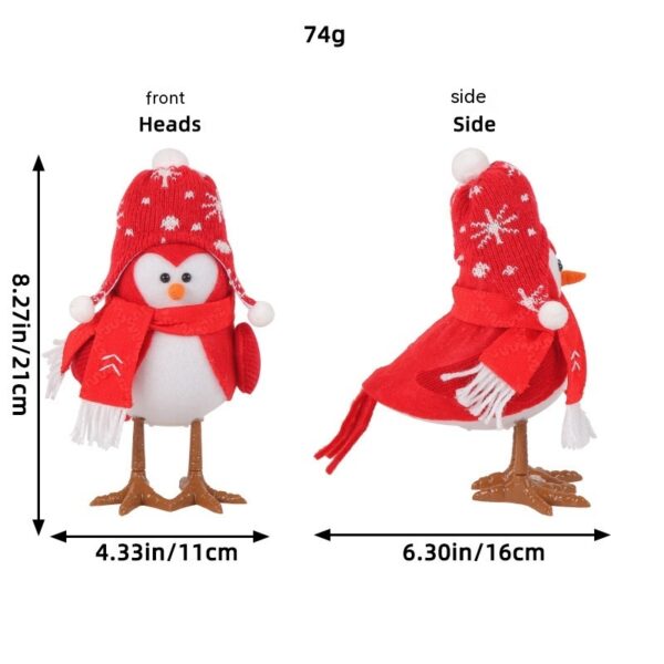 Jingchen Christmas Luminous Bird Christmas Gift Table Decorative Ornaments - Image 5