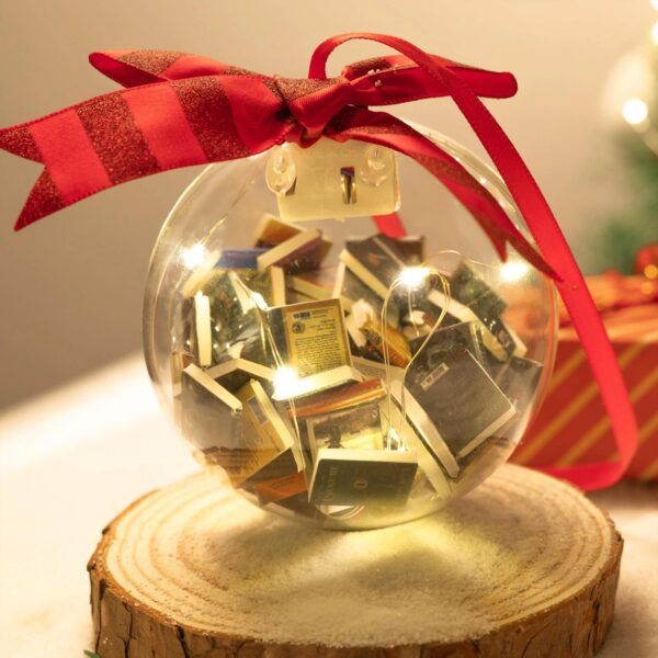 Christmas Decorations Christmas Ball Pendants Full Of Books - Image 4