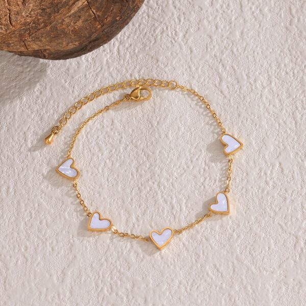 Ins Love Bracelet  Stainless Steel Dripping Heart Bracelet Fashion Valentine's Day Jewelry Gift - Image 10