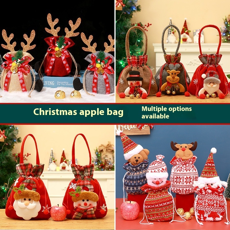 Christmas Children Gift Bag Christmas Eve Candy Bag Christmas Candy Packaging Gift Bag - Image 4