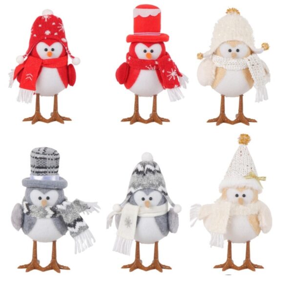 Jingchen Christmas Luminous Bird Christmas Gift Table Decorative Ornaments - Image 10