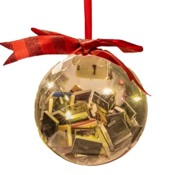 Christmas Decorations Christmas Ball Pendants Full Of Books - Image 2