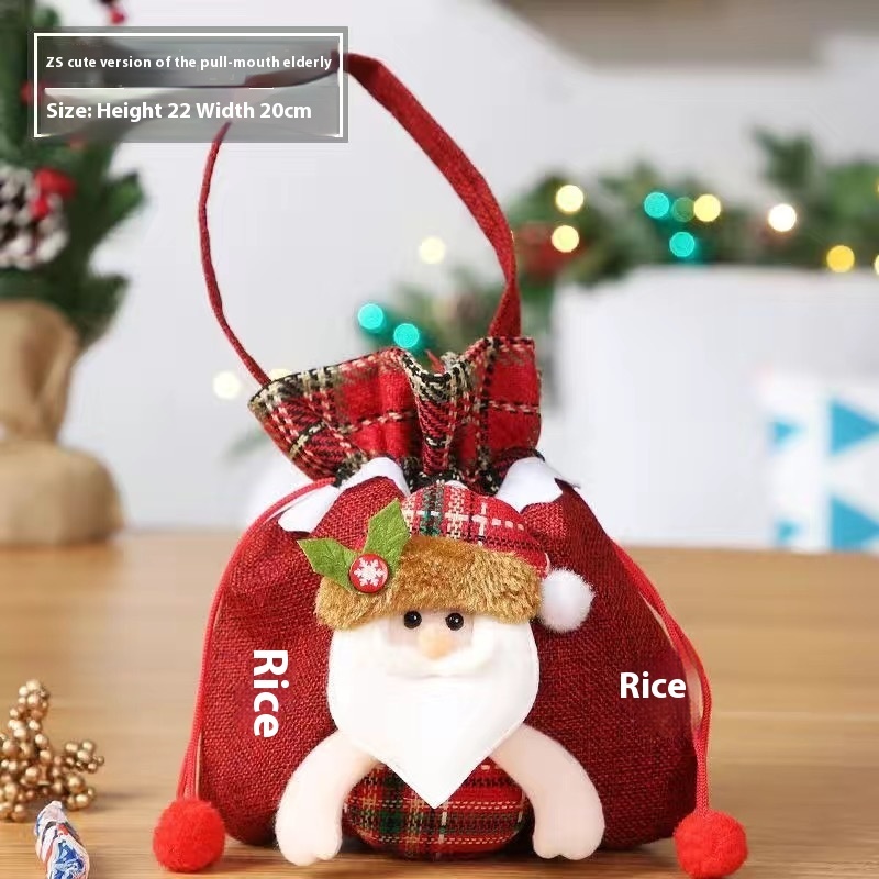 Christmas Children Gift Bag Christmas Eve Candy Bag Christmas Candy Packaging Gift Bag - Image 6
