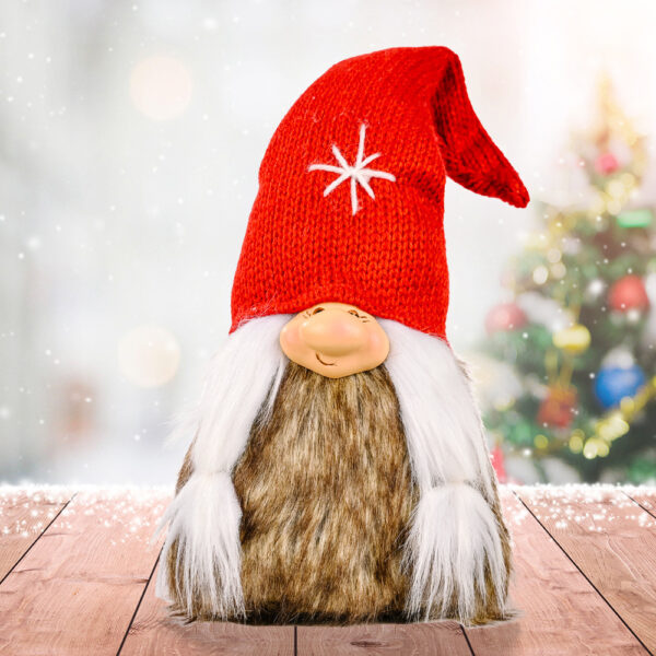 Christmas Decoration Christmas Knitted Hat Doll Ornaments - Image 5
