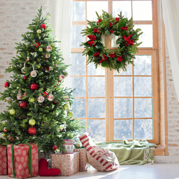 Christmas Chinese Hawthorn Garland Front Door Ornaments - Image 5